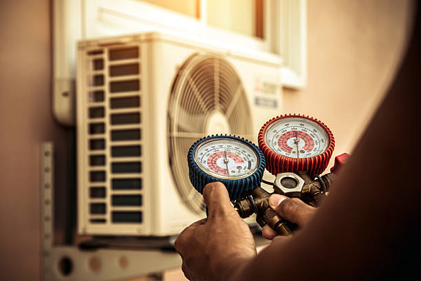 Professional Hvac technician working in Langley, SC